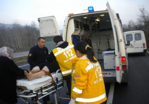 Bayram dönüşü kaza geçirdiler